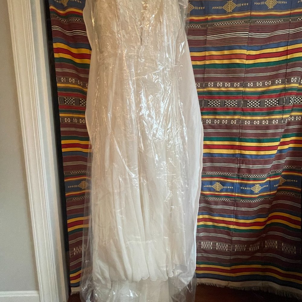 Anna Kara Millo size 16 Wedding Dress Off-White - Picture 5 of 6